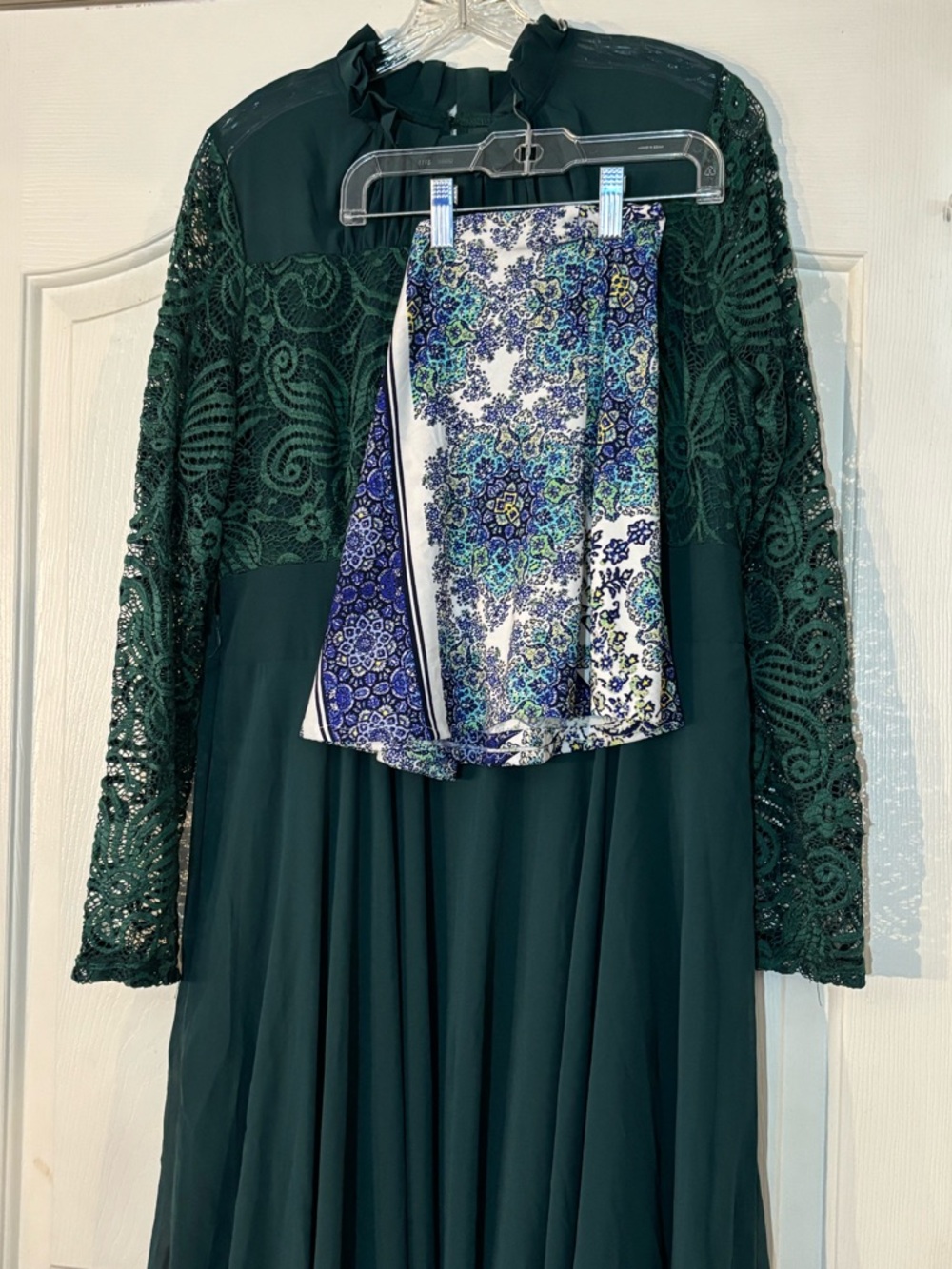 2 Piece Abaya & Scarf Set